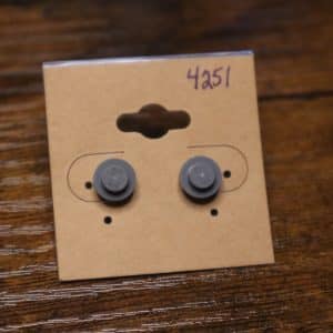 4251 - raised charcoal grey single stud