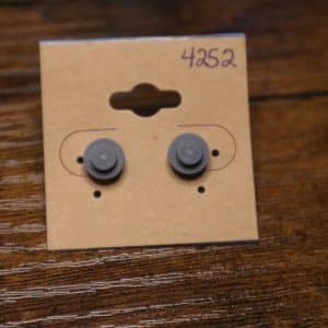 4252 - raised charcoal grey single stud