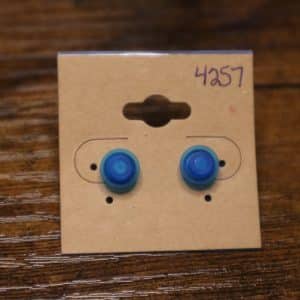 4257 - raised medium blue frosted single stud