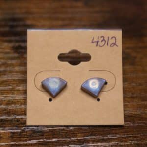 4312 - purple sparkle clear fan