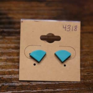 4318 - turquoise solid fan